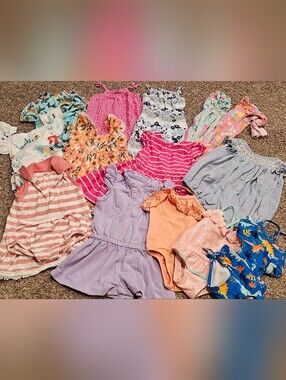 Assorted Girls' Summer Dresses & Rompers